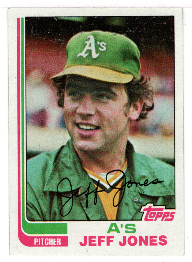 Jeff Jones - Oakland Athletics (MLB Baseball Card) 1982 Topps # 139 NM/MT