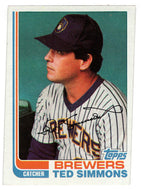 Ted Simmons - Milwaukee Brewers (MLB Baseball Card) 1982 Topps # 150 NM/MT