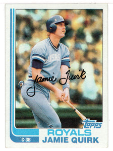 Jamie Quirk - Kansas City Royals (MLB Baseball Card) 1982 Topps # 173 NM/MT