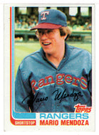 Mario Mendoza - Texas Rangers (MLB Baseball Card) 1982 Topps # 212 NM/MT