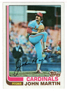John Martin RC - St. Louis Cardinals (MLB Baseball Card) 1982 Topps # 236 NM/MT