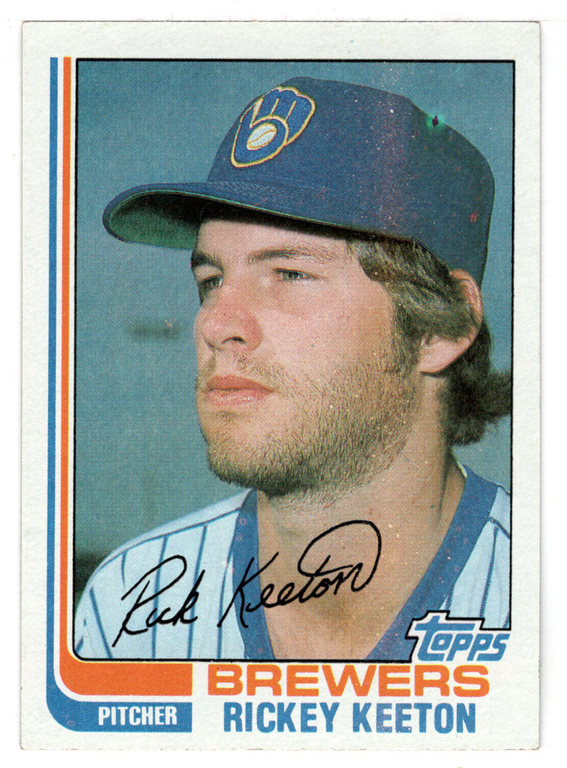 Rickey Keeton RC - Milwaukee Brewers (MLB Baseball Card) 1982 Topps # 268 NM/MT