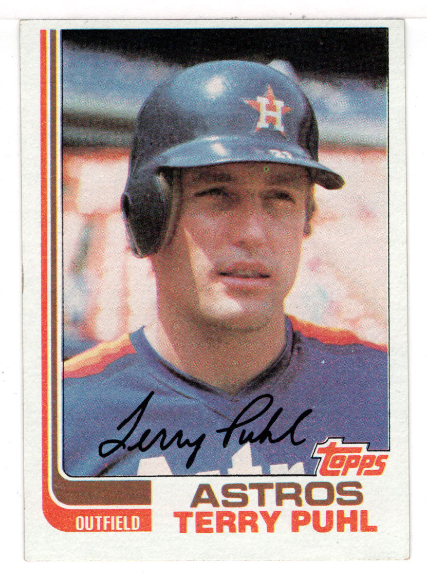 Terry Puhl - Houston Astros (MLB Baseball Card) 1982 Topps # 277 NM/MT