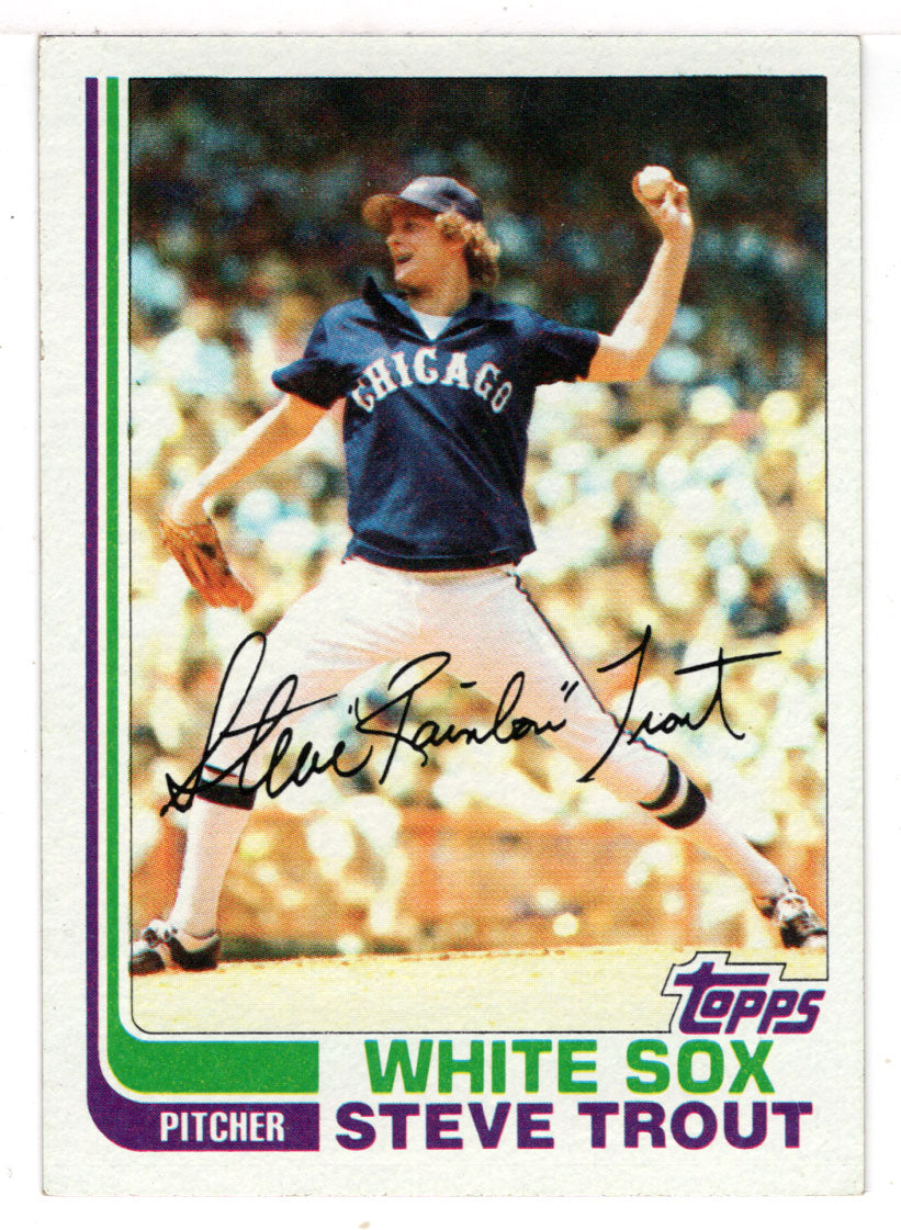 Steve Trout - Chicago White Sox (MLB Baseball Card) 1982 Topps # 299 NM/MT