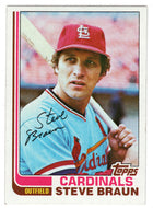 Steve Braun - St. Louis Cardinals (MLB Baseball Card) 1982 Topps # 316 NM/MT
