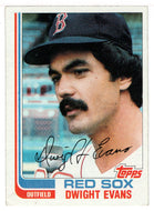 Dwight Evans - Boston Red Sox (MLB Baseball Card) 1982 Topps # 355 NM/MT