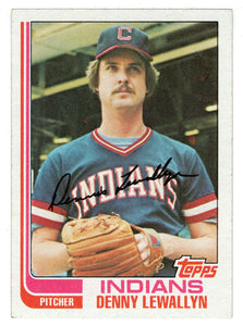 Denny Lewallyn RC - Cleveland Indians (MLB Baseball Card) 1982 Topps # 356 NM/MT