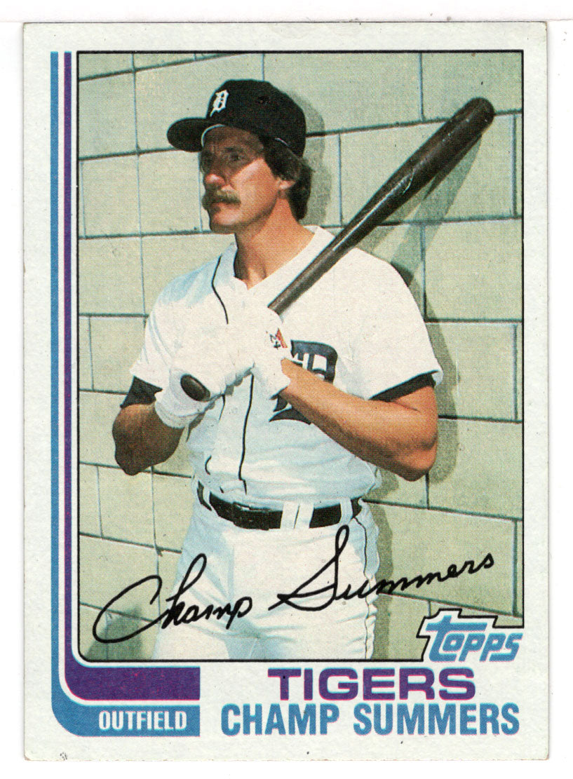 Champ Summers - Detroit Tigers (MLB Baseball Card) 1982 Topps # 369 NM/MT