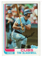 Tim Blackwell - Chicago Cubs (MLB Baseball Card) 1982 Topps # 374 NM/MT