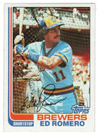 Ed Romero - Milwaukee Brewers (MLB Baseball Card) 1982 Topps # 408 NM/MT