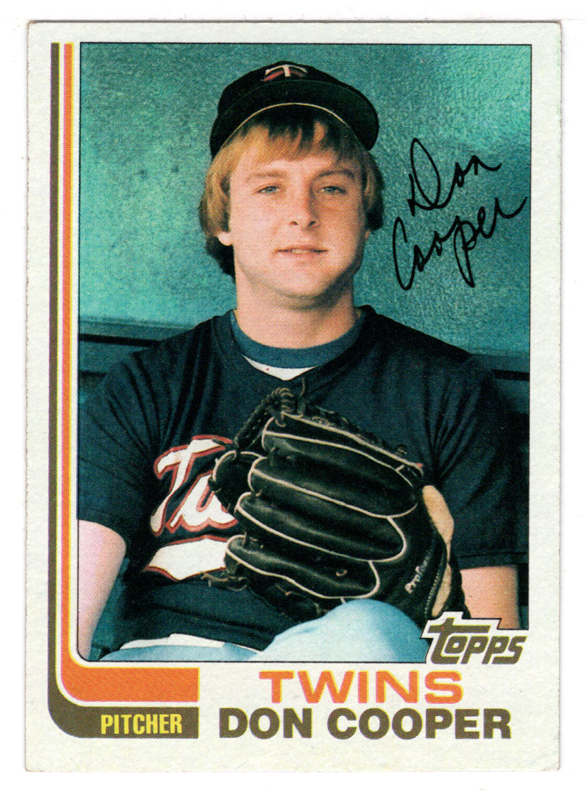 Don Cooper RC - Minnesota Twins (MLB Baseball Card) 1982 Topps # 409 NM/MT