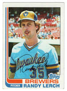 Randy Lerch - Milwaukee Brewers (MLB Baseball Card) 1982 Topps # 466 NM/MT