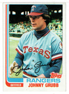 Johnny Grubb - Texas Rangers (MLB Baseball Card) 1982 Topps # 496 NM/MT