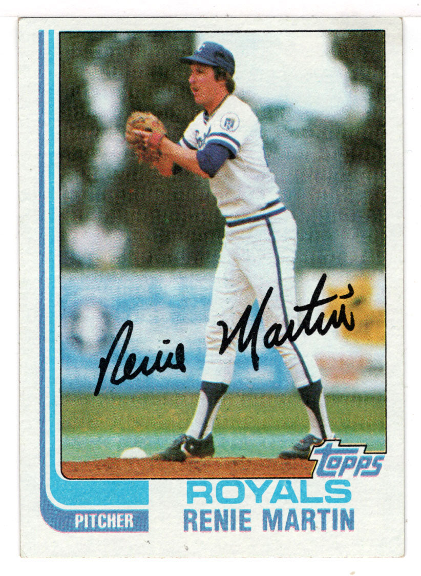 Renie Martin - Kansas City Royals (MLB Baseball Card) 1982 Topps # 594 NM/MT