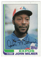 John Milner - Montreal Expos (MLB Baseball Card) 1982 Topps # 638 NM/MT
