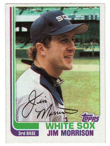 Jim Morrison - Chicago White Sox (MLB Baseball Card) 1982 Topps # 654 NM/MT