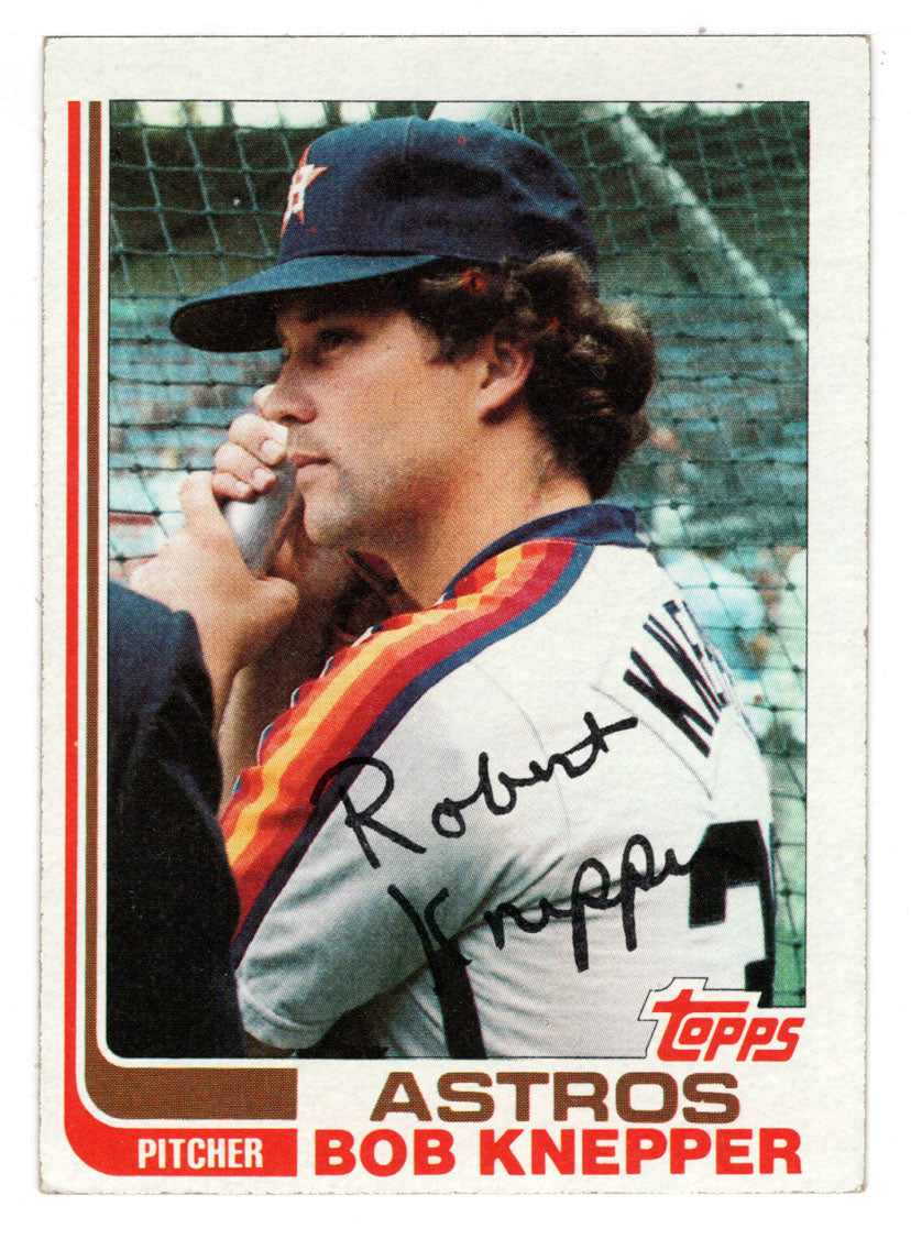 Bob Knepper - Houston Astros (MLB Baseball Card) 1982 Topps # 672 NM/MT