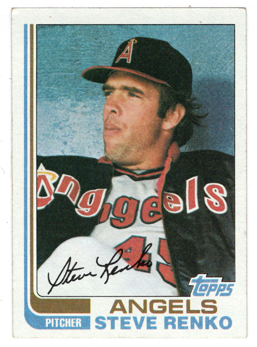 Steve Renko - California Angels (MLB Baseball Card) 1982 Topps # 702 NM/MT