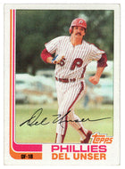 Del Unser - Philadelphia Phillies (MLB Baseball Card) 1982 Topps # 713 NM/MT