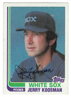 Jerry Koosman - Chicago White Sox (MLB Baseball Card) 1982 Topps # 714 NM/MT