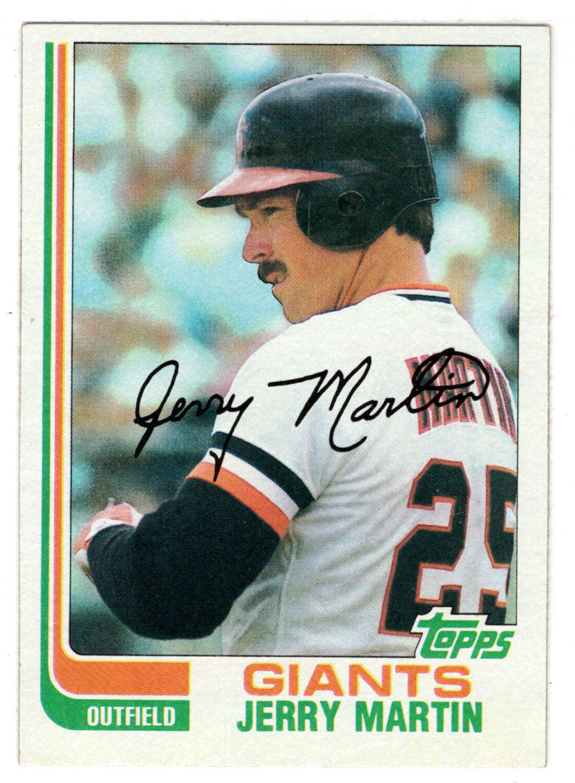 Jerry Martin - San Francisco Giants (MLB Baseball Card) 1982 Topps # 722 NM/MT