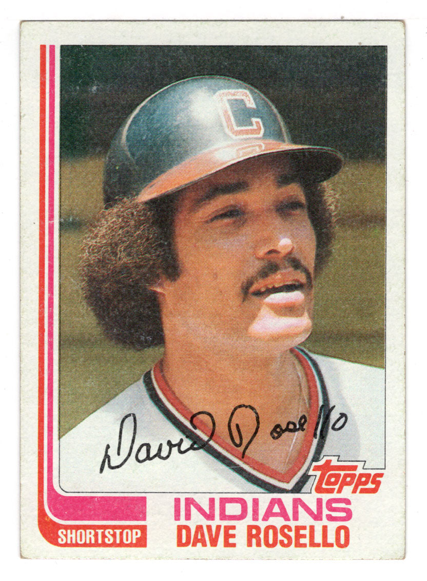 Dave Rosello - Cleveland Indians (MLB Baseball Card) 1982 Topps # 724 NM/MT