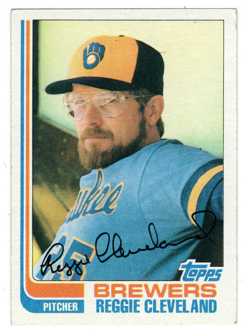 Reggie Cleveland - Milwaukee Brewers (MLB Baseball Card) 1982