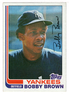 Bobby Brown - New York Yankees (MLB Baseball Card) 1982 Topps # 791 NM/MT