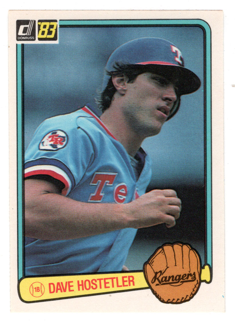 Dave Hostetler RC - Texas Rangers (MLB Baseball Card) 1983 Donruss # 89 NM/MT