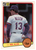 Neil Allen - New York Mets (MLB Baseball Card) 1983 Donruss # 98 NM/MT