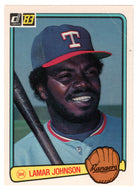 Lamar Johnson - Texas Rangers (MLB Baseball Card) 1983 Donruss # 142 NM/MT