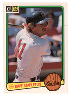 Dave Stapleton - Boston Red Sox (MLB Baseball Card) 1983 Donruss # 200 NM/MT