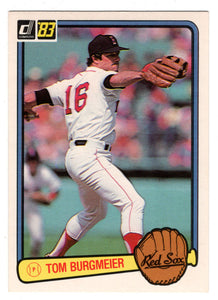 Tom Burgmeier - Boston Red Sox (MLB Baseball Card) 1983 Donruss # 235 NM/MT