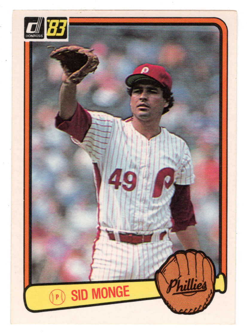 Sid Monge - Philadelphia Phillies (MLB Baseball Card) 1983 Donruss # 245 NM/MT