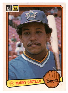 Manny Castillo - Seattle Mariners (MLB Baseball Card) 1983 Donruss # 253 NM/MT