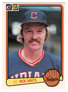 Rick Waits - Cleveland Indians (MLB Baseball Card) 1983 Donruss # 263 NM/MT