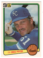 Greg Pryor - Kansas City Royals (MLB Baseball Card) 1983 Donruss # 264 NM/MT