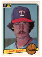 Danny Darwin - Texas Rangers (MLB Baseball Card) 1983 Donruss # 289 NM/MT