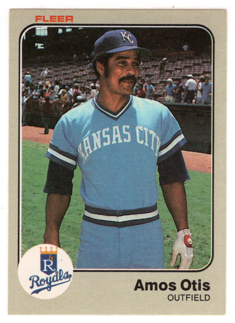 Amos Otis - Kansas City Royals (MLB Baseball Card) 1983 Fleer # 120 Mint