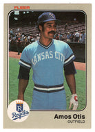 Amos Otis - Kansas City Royals (MLB Baseball Card) 1983 Fleer # 120 Mint