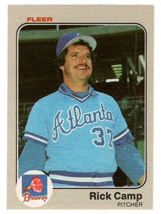 Rick Camp - Atlanta Braves (MLB Baseball Card) 1983 Fleer # 133 Mint