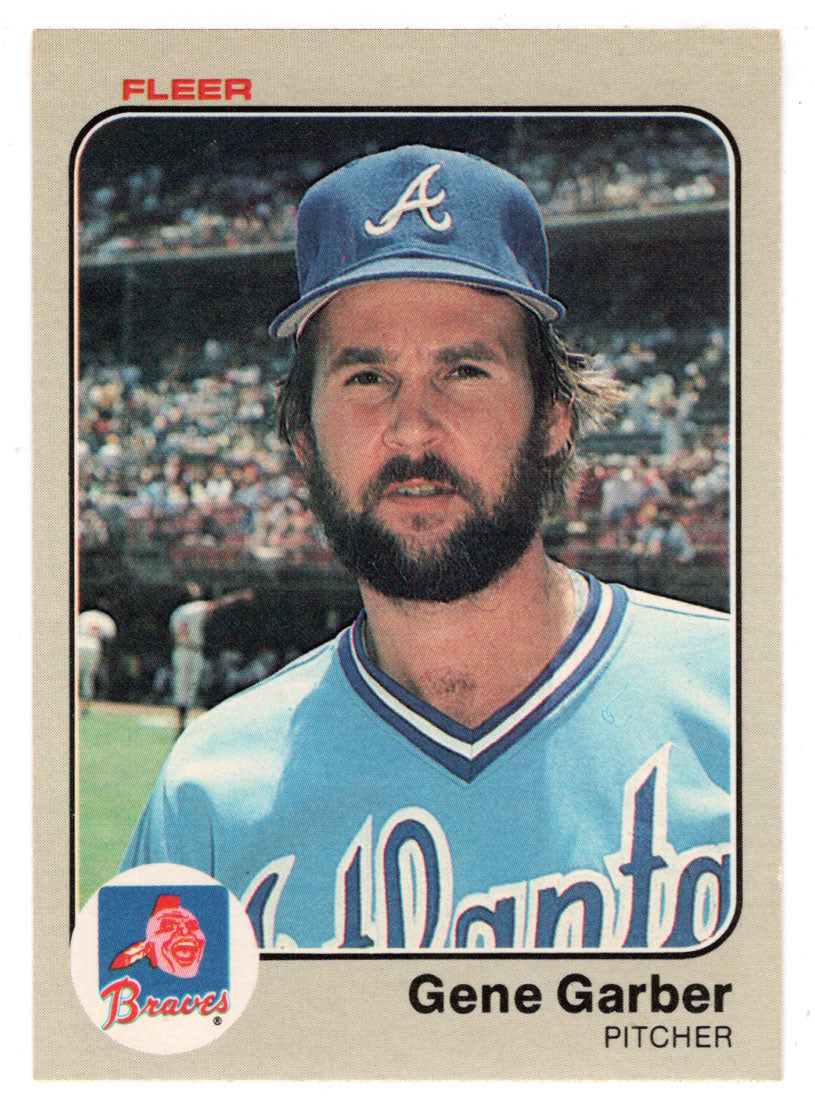 Gene Garber - Atlanta Braves (MLB Baseball Card) 1983 Fleer # 136 Mint