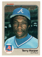 Terry Harper - Atlanta Braves (MLB Baseball Card) 1983 Fleer # 137 Mint