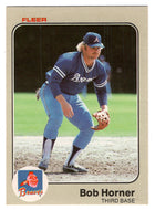 Bob Horner - Atlanta Braves (MLB Baseball Card) 1983 Fleer # 138 Mint