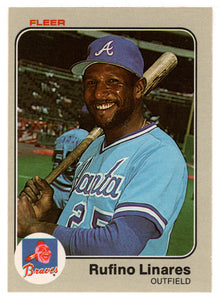 Rufino Linares - Atlanta Braves (MLB Baseball Card) 1983 Fleer # 140 Mint