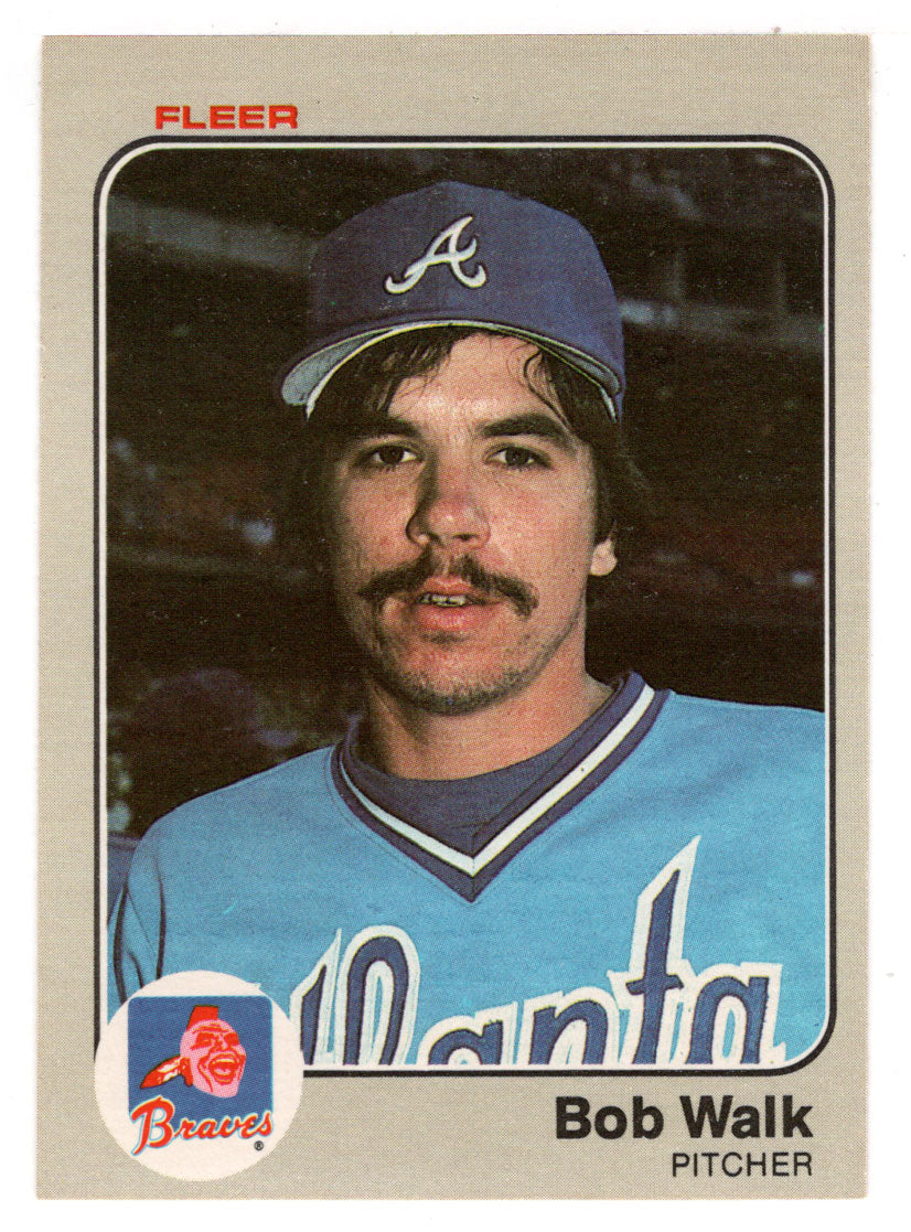Bob Walk - Atlanta Braves (MLB Baseball Card) 1983 Fleer # 149 Mint –  PictureYourDreams