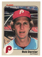 Bob Dernier - Philadelphia Phillies (MLB Baseball Card) 1983 Fleer # 159 Mint
