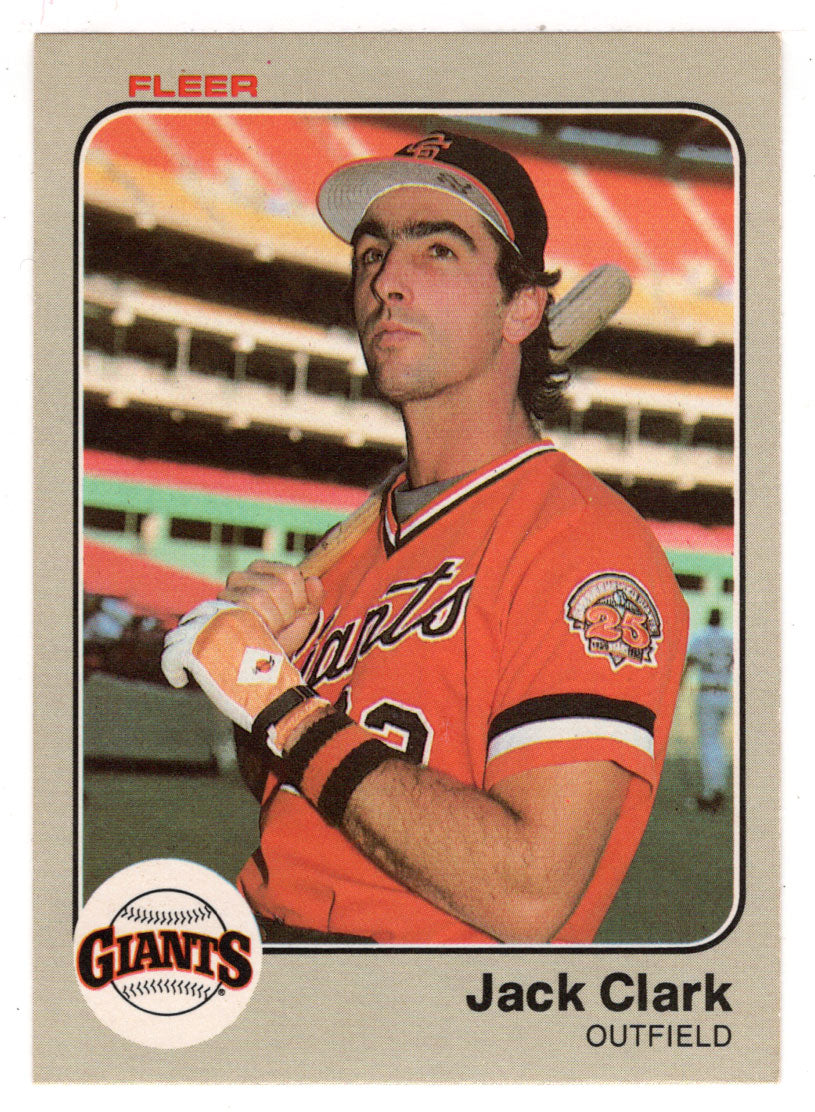 Jack Clark - San Francisco Giants (MLB Baseball Card) 1983 Fleer # 256 Mint