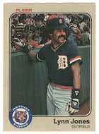 Lynn Jones - Detroit Tigers (MLB Baseball Card) 1983 Fleer # 333 Mint