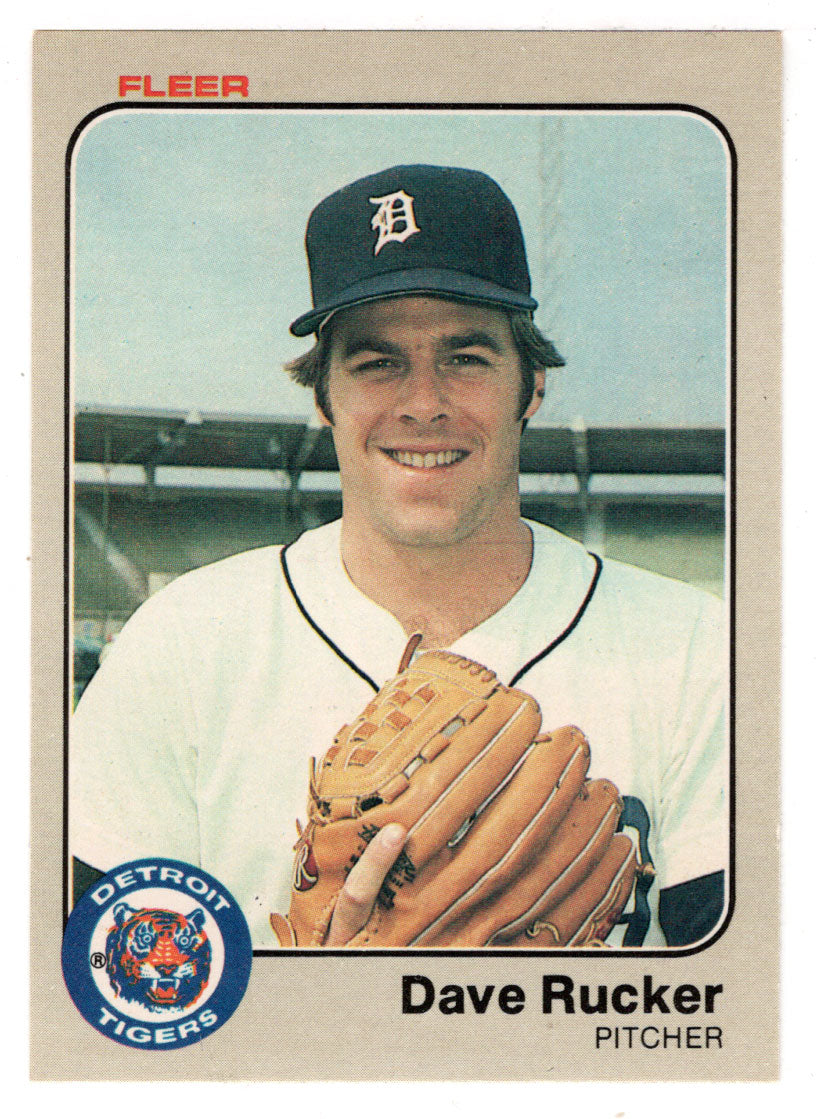 Dave Rucker - Detroit Tigers (MLB Baseball Card) 1983 Fleer # 341 Mint